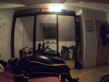 Muñeca con traje de Cyborg autoinflable