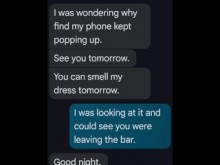 "Feliz día del padre": una verdadera esposa infiel le envía un mensaje de texto a su esposo alardeando del puto chico del bar el sábado. noche