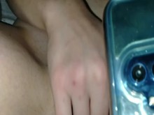 Mi esposa se masturba por skype