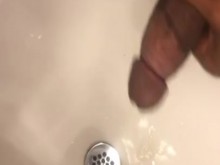 rapidito en el baño