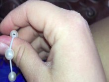 Una enfermera en pantimedias mostró su vagina.