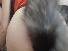 mi agujero y cola anal