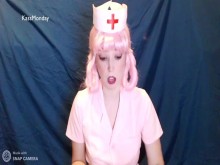Enfermera Joy Sexo por webcam después de un largo día GFE POV