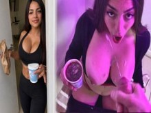 Mi VECINA me pide LECHE y se la llevo con un Café