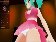 Hentai Cam Girl se complace con un vibrador controlado por chat