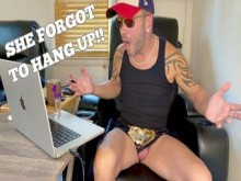 Esposa infiel dejó FaceTime del hotel en | Vio la enorme polla de su jefe destruirle la garganta | Scott Cummings