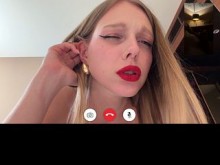 SEXO CON DESCONOCIDO EN UN HOTEL MIENTRAS HABLO CON MI MARIDO POR FACETIME - ENGAÑOS