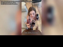 Zorra francesa llama a su cornudo por FaceTime para que pueda ver cómo se la folla una BBC